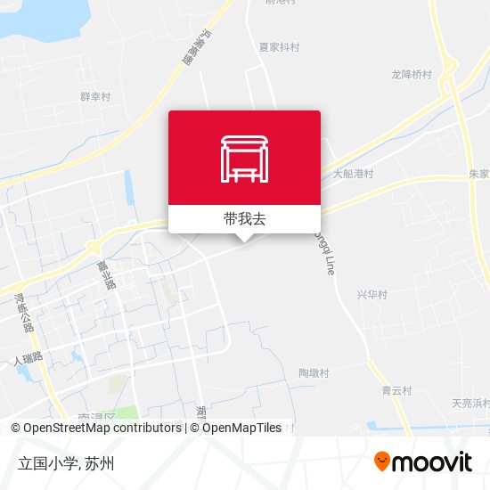 立国小学地图