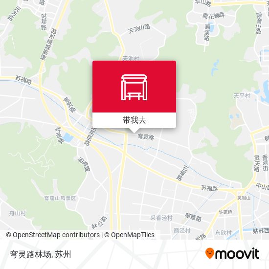 穹灵路林场地图