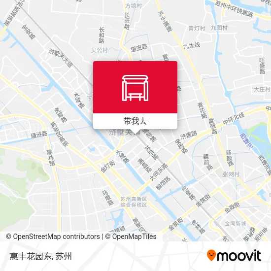 惠丰花园东地图