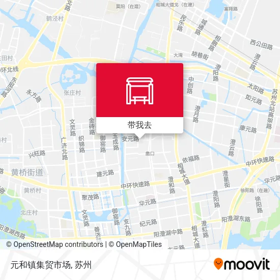 元和镇集贸市场地图