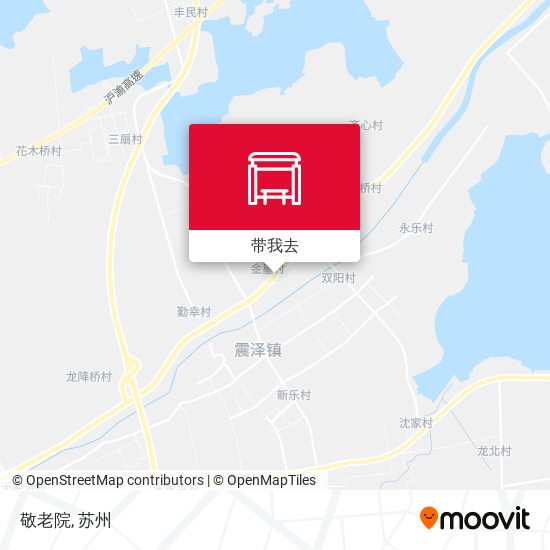 敬老院地图