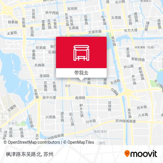 枫津路东吴路北地图