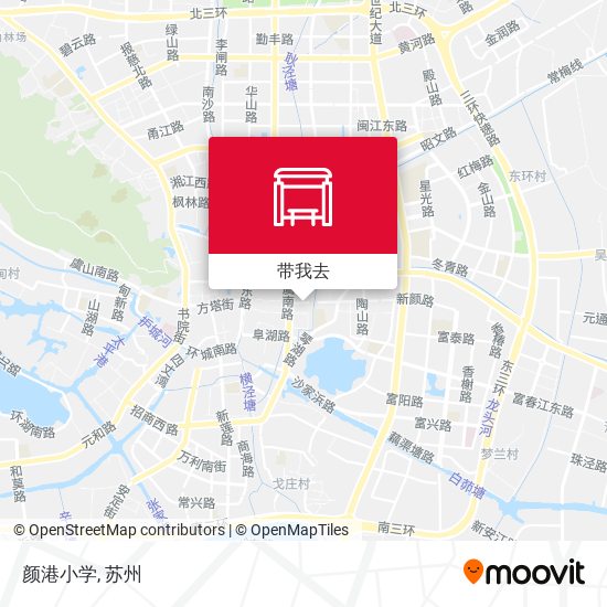 颜港小学地图