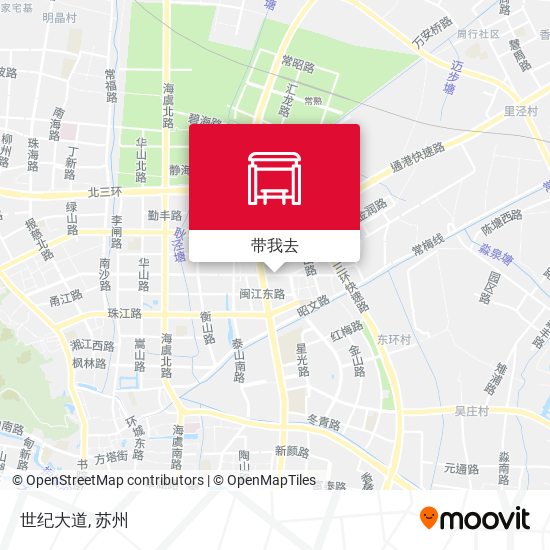 世纪大道地图