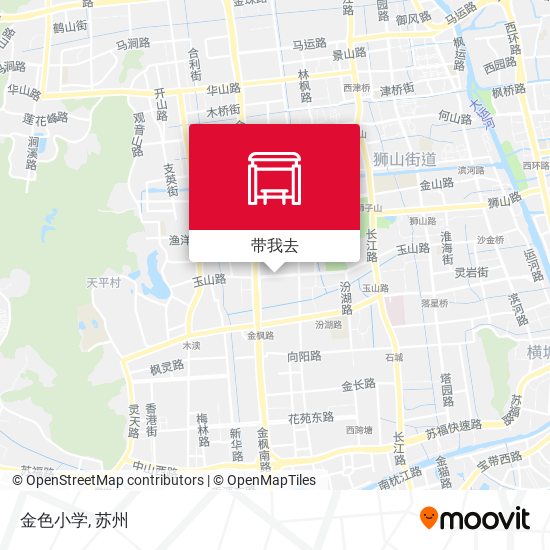 金色小学地图