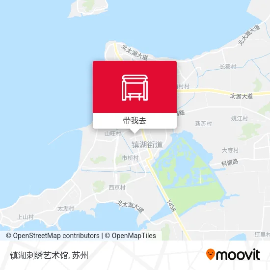 镇湖刺绣艺术馆地图