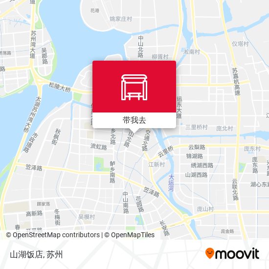 山湖饭店地图