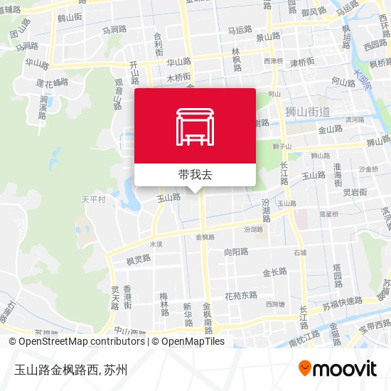 玉山路金枫路西地图