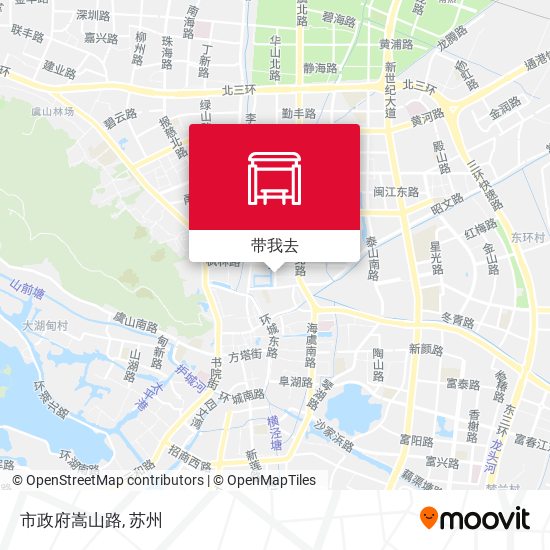市政府嵩山路地图