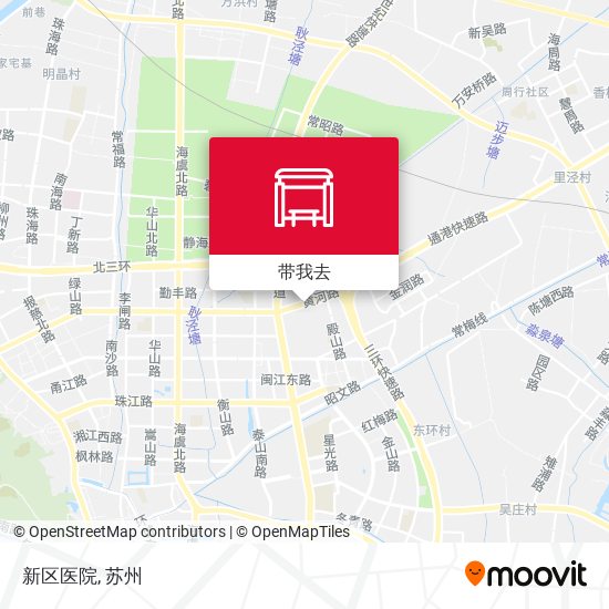 新区医院地图