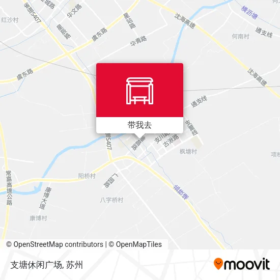 支塘休闲广场地图