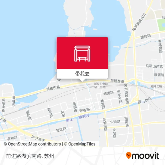 前进路湖滨南路地图