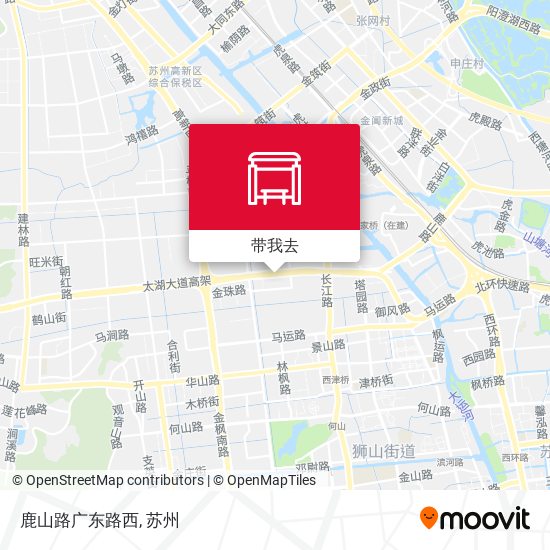 鹿山路广东路西地图