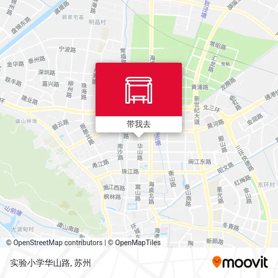 实验小学华山路地图