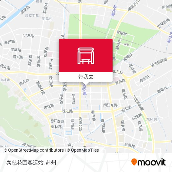 泰慈花园客运站地图