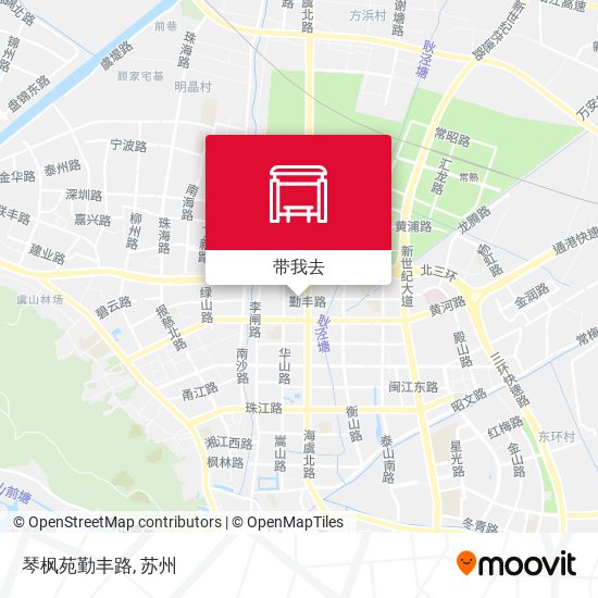 琴枫苑勤丰路地图