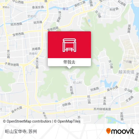 旺山宝华寺地图