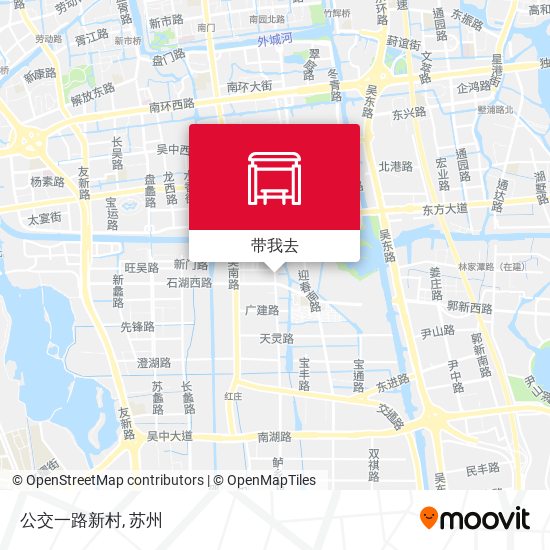 公交一路新村地图