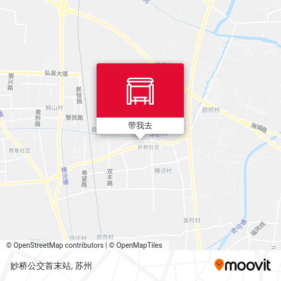 妙桥公交首末站地图