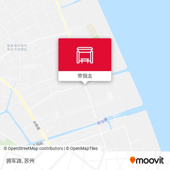 拥军路地图