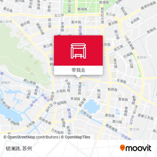 锁澜路地图