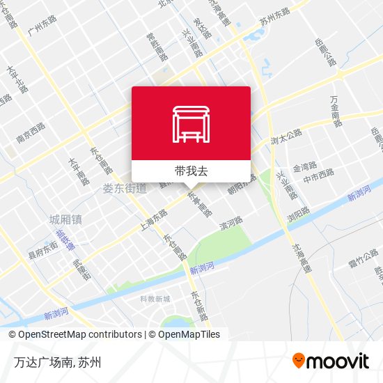 万达广场南地图
