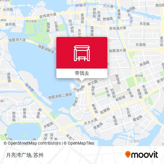 月亮湾广场地图