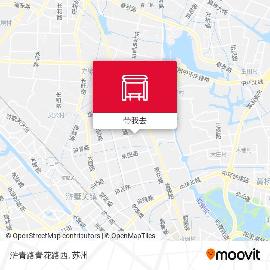 浒青路青花路西地图
