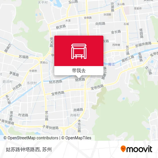 姑苏路钟塔路西地图