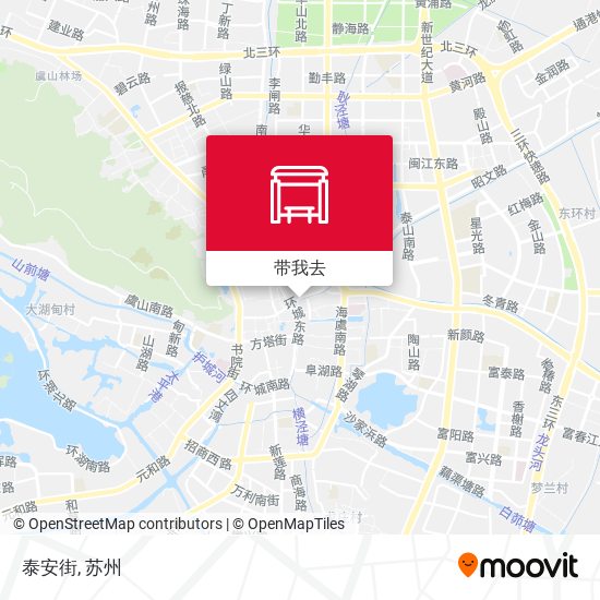泰安街地图