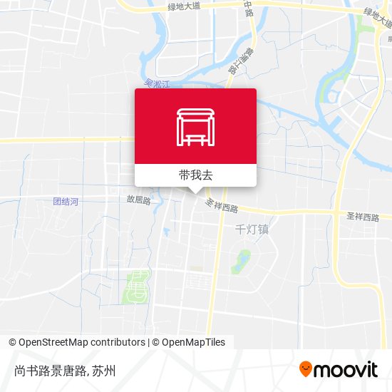 尚书路景唐路地图