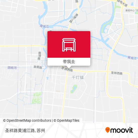 圣祥路黄浦江路地图