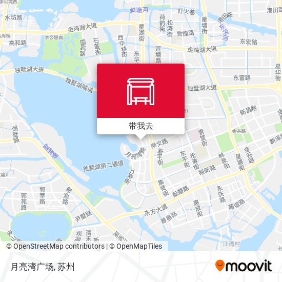 月亮湾广场地图