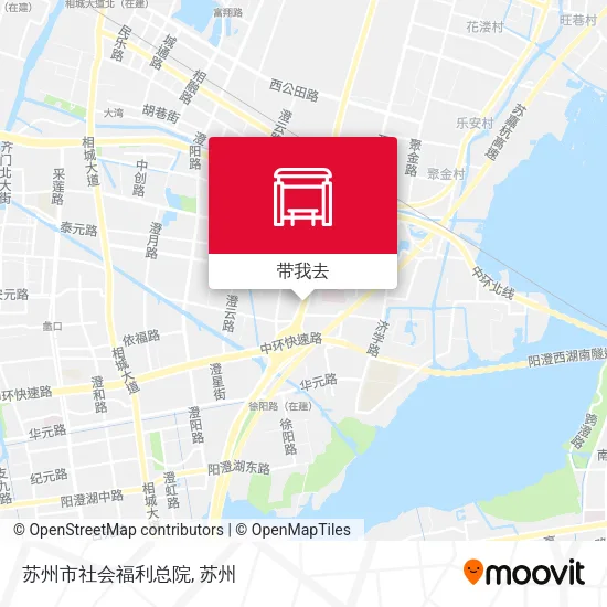苏州市社会福利总院地图