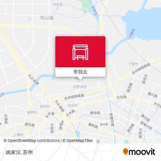 姚家沿地图