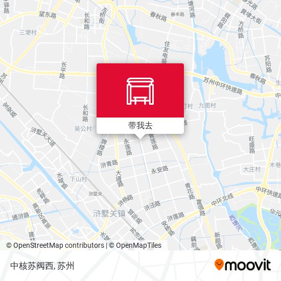 中核苏阀西地图