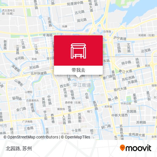 北园路地图