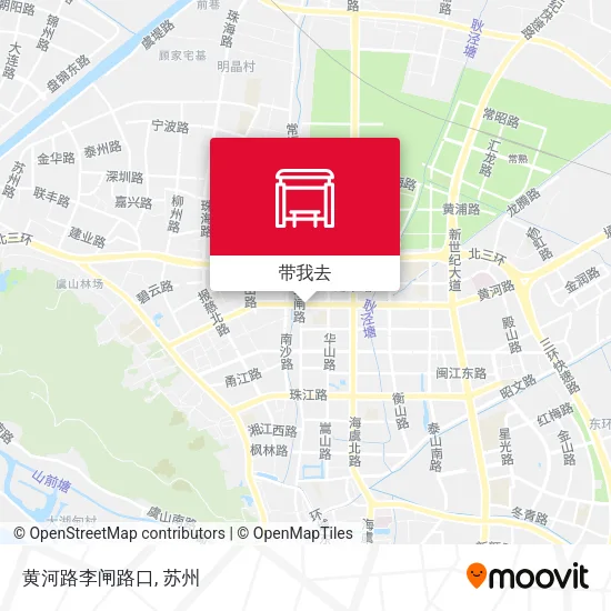 黄河路李闸路口地图