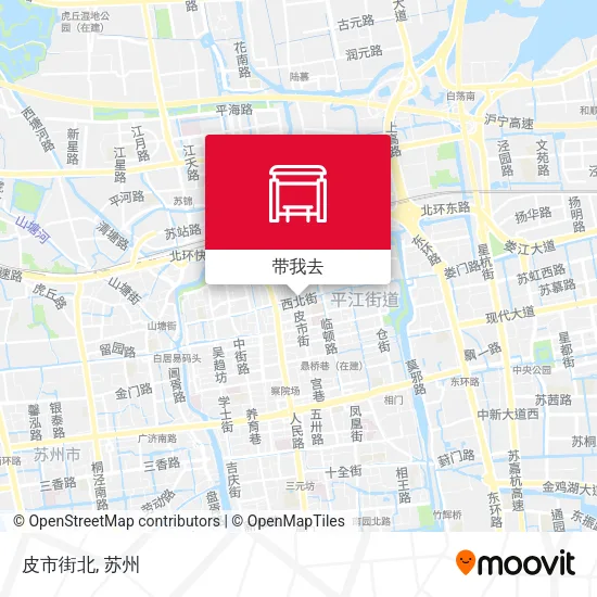 皮市街北地图