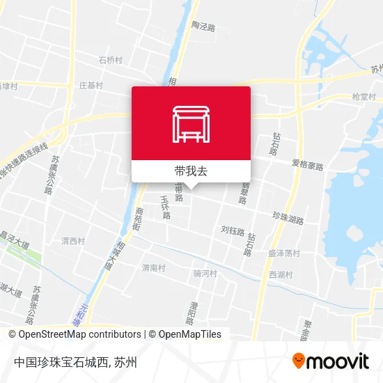 中国珍珠宝石城西地图