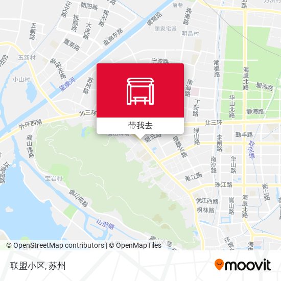 联盟小区地图