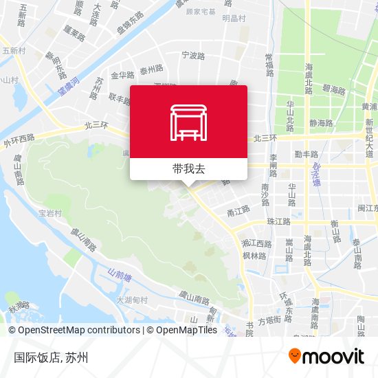 国际饭店地图
