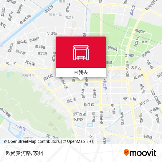 欧尚黄河路地图