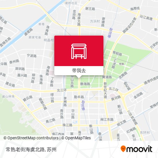 常熟老街海虞北路地图