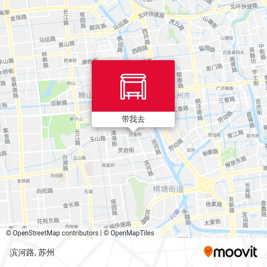 滨河路地图