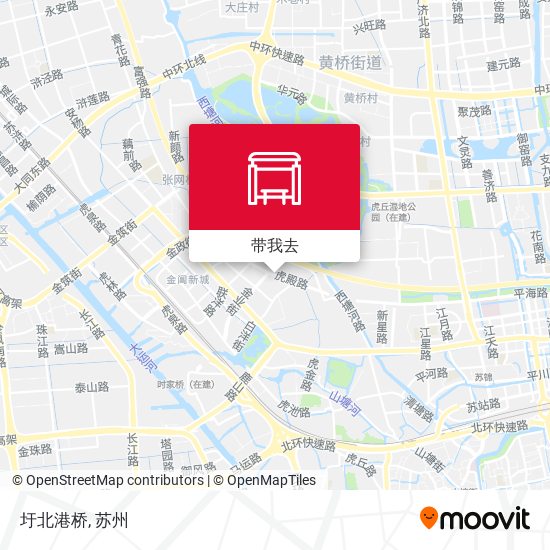 圩北港桥地图