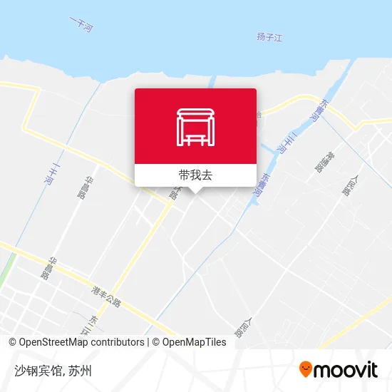 沙钢宾馆地图