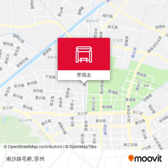 南沙路毛桥地图