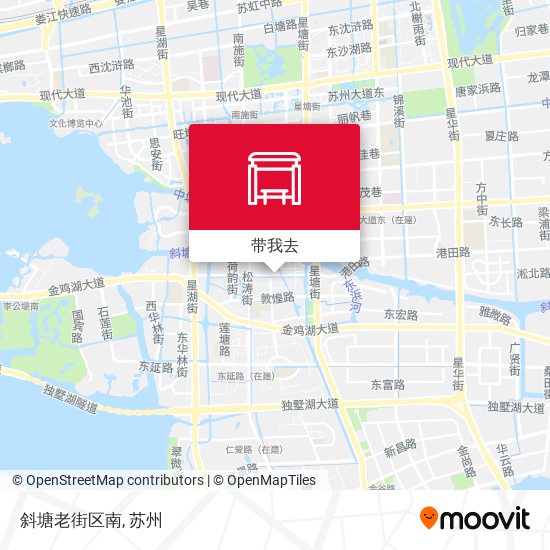 斜塘老街区南地图