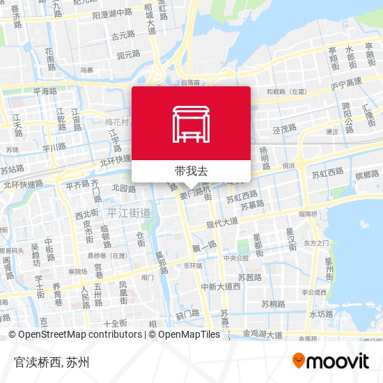 官渎桥西地图